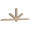 Ekena Millwork Kennewick Smooth Timber Gable Bracket, Douglas Fir, 84"W x 24"H x 3 1/2"D x 3 1/2"F, 7/12 Pitch GBW084X24X0404KEN00SDF - alternate 4